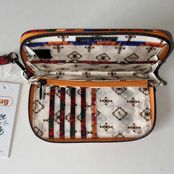 Lug Guild Collection Whirly RFID Wallet - Bargello Mountains Multi - Picture 4 of 10